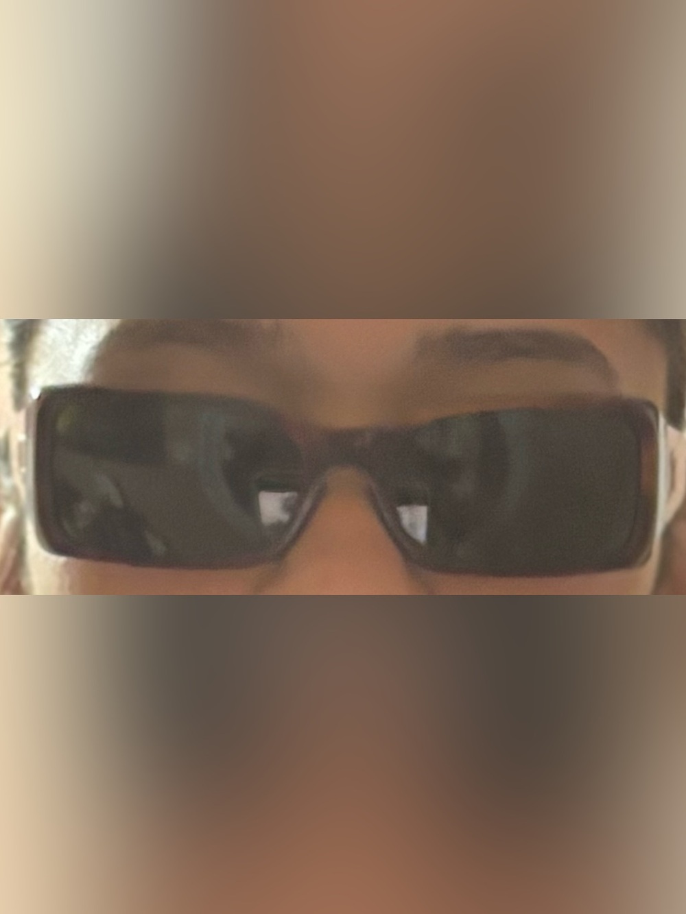 Chanel Vintage 5078 c 818/73 Tortois Black frame green lens Rectangular sungl - Picture 7 of 7